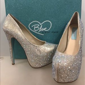 Betsey Johnson Wedding Champagne Heels